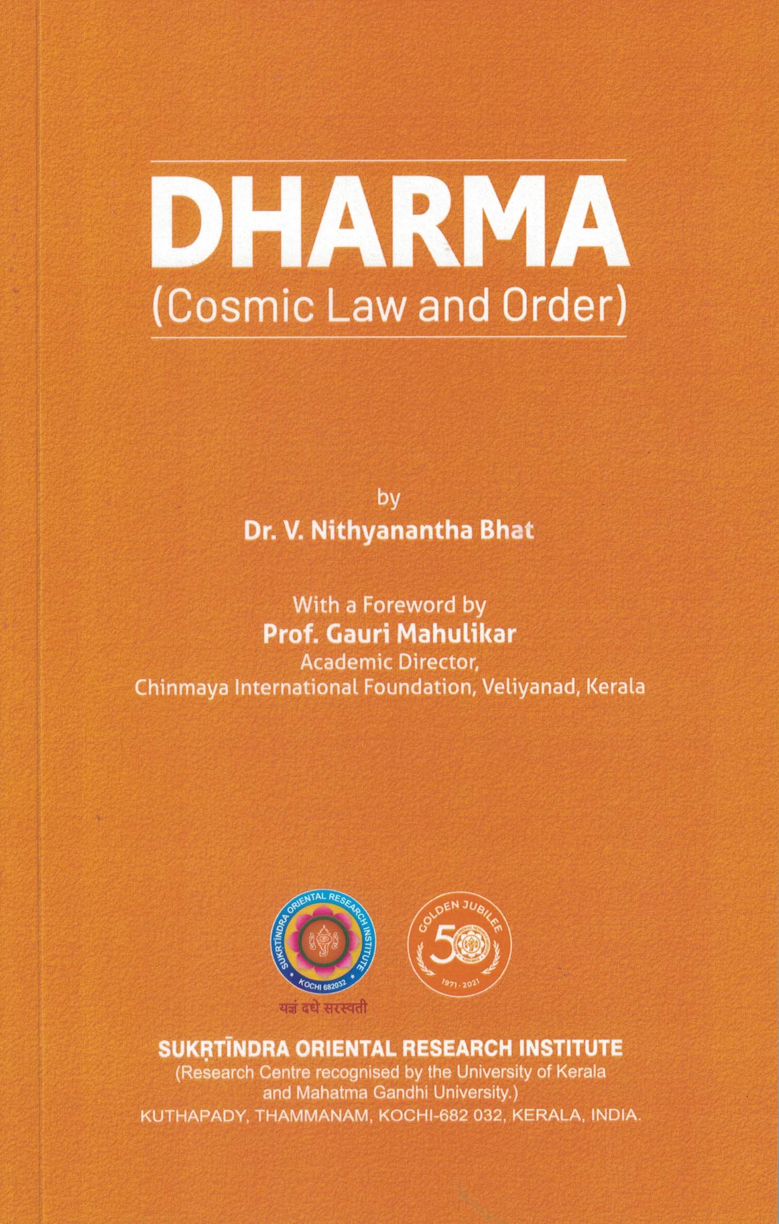 Dharma - Cosmic Law and Order